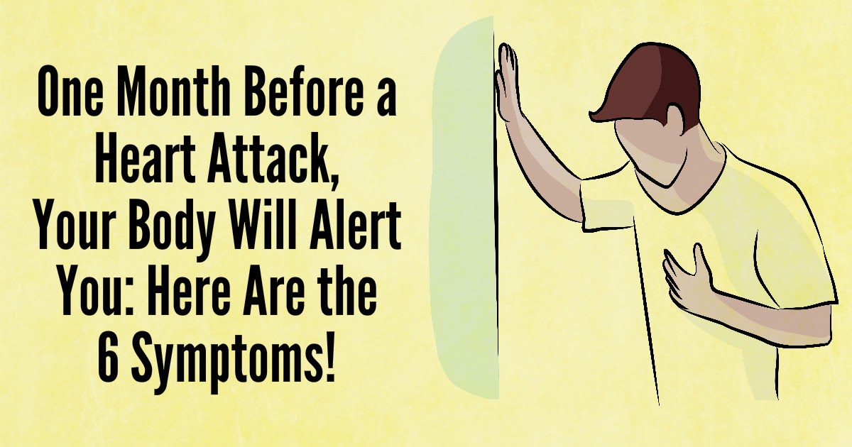 One month before a heart attack, your body will alert you: Here are the 6 symptoms!