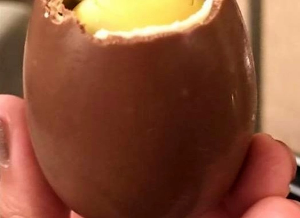 A woman in the United Kingdom is concerned about the surprise chocolate eggs sold at retailers.