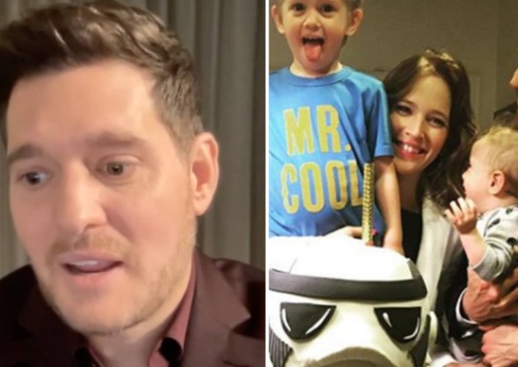 Michael Buble cries over his kid Noah’s health problems.