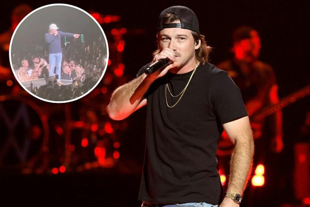 Morgan Wallen kicked out a fan who threw a drink at him.