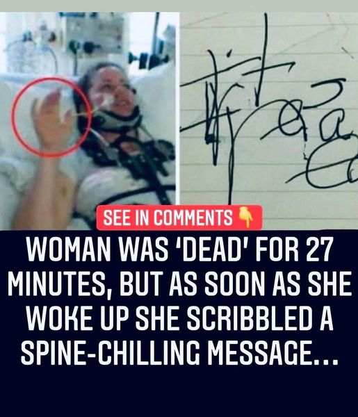 Woman Was “dead” For 27 Minutes But As Soon As She Woke Up She Scribbled A Spine Chilling