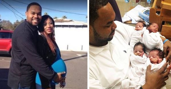 Husband kisses wife’s head before delivery and whispers 5 words – 1 hour later he’s a single dad to quadruplets - Latest news!