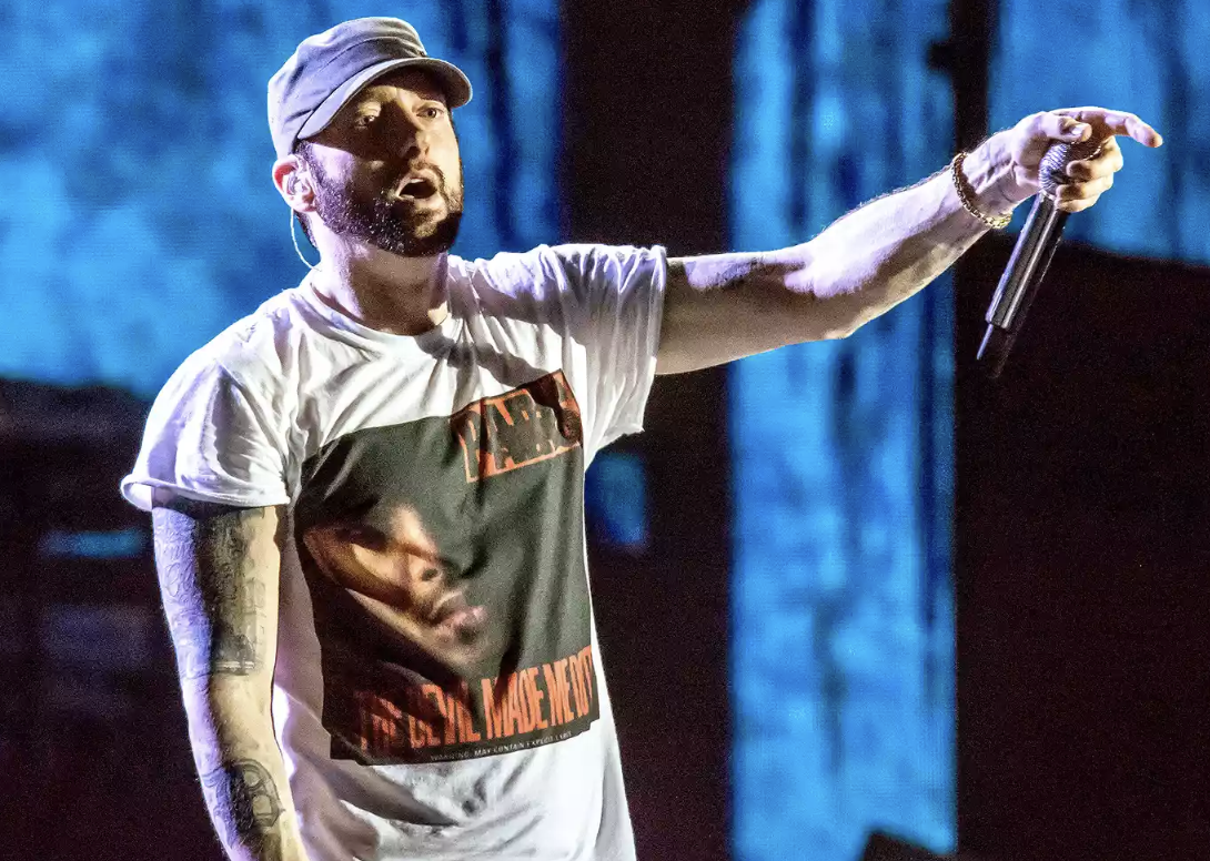 Eminem Celebrates 16 Years of Sobriety by Showing Off His New Chip