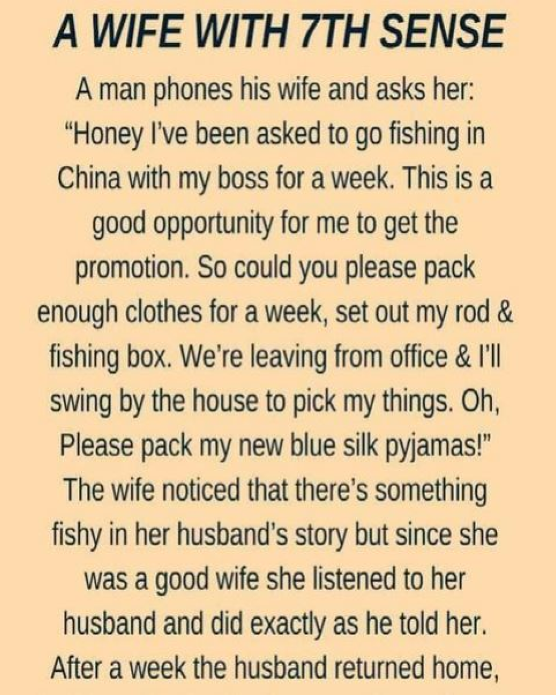 A Wife With 7th Sense