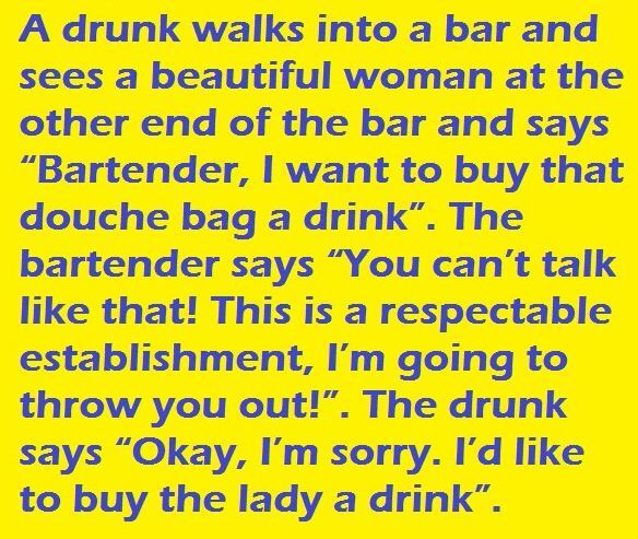 A Funny Encounter at the Bar
