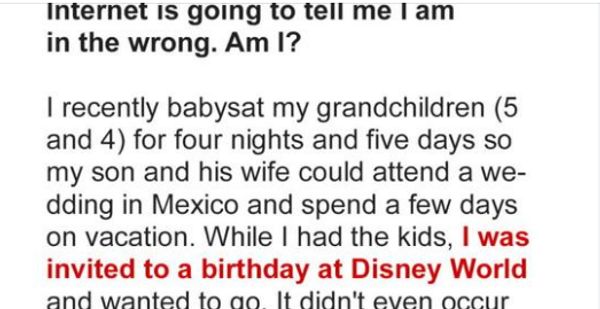 Taking The Grandkids to Disney World: A Surprising Controversy