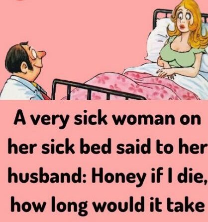 A Very Sick Woman on Her Bed