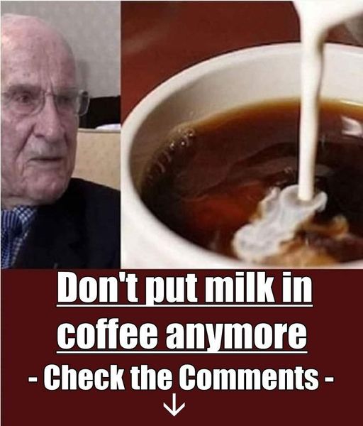 Doctors never put milk in coffee